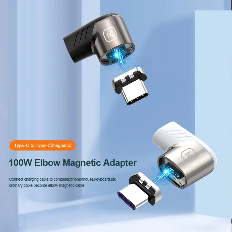 100W Magnetic Type-C Adapter Female to Male