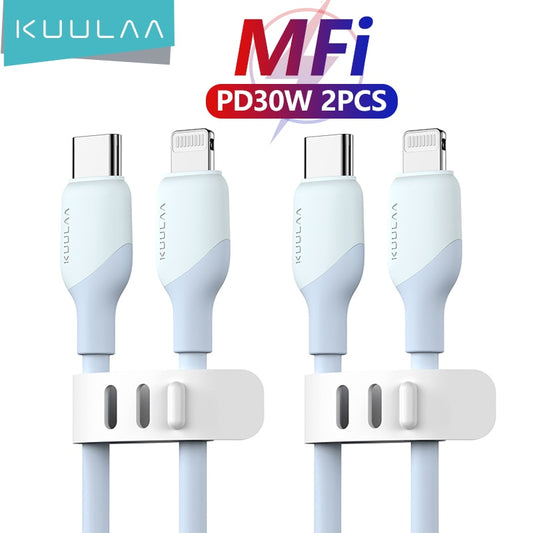 USB C to Lightning MFi Cable 30W 2PCS