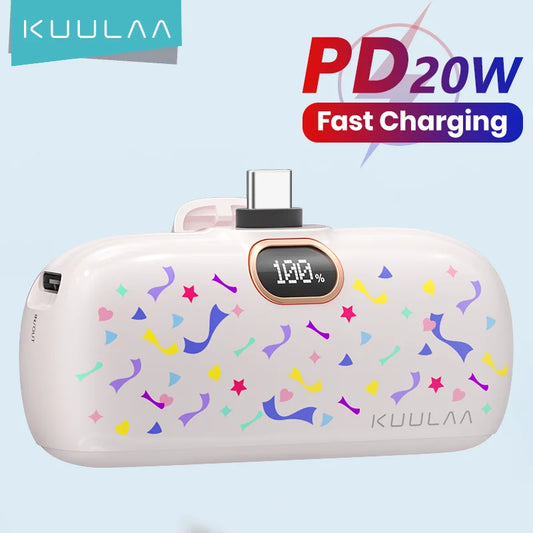 Christmas Mini Power Bank 5000mAh PD 20W