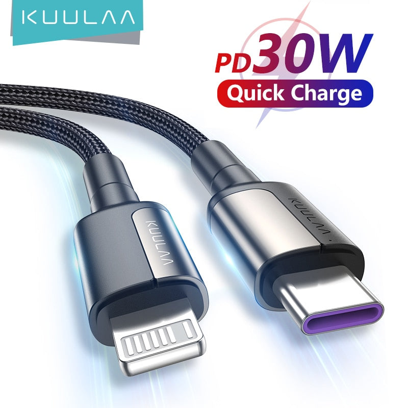 USB C Cable for iPhone 30W Fast Charging