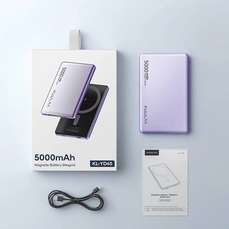 MagOn Wireless Fast Charging Power Bank 5000mAh 20W