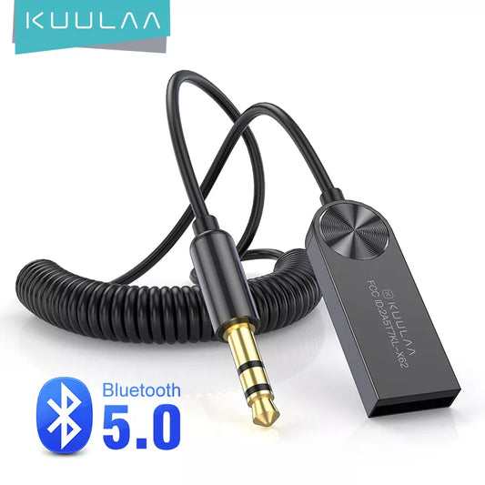 Bluetooth Aux Adapter Dongle USB To 3.5mm Jack