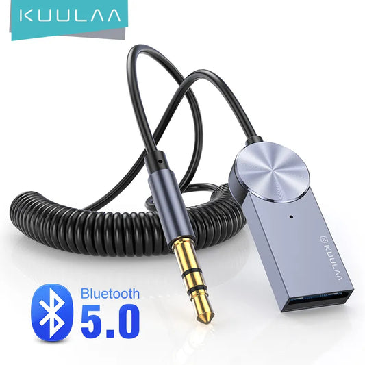 Aux Bluetooth Adapter Dongle Cable For Car 3.5mm Jack